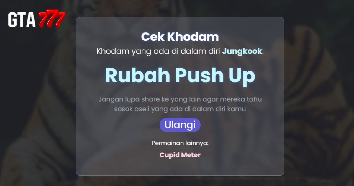 Cara Main Game Cek Khodam Online yang Viral dan Linknya