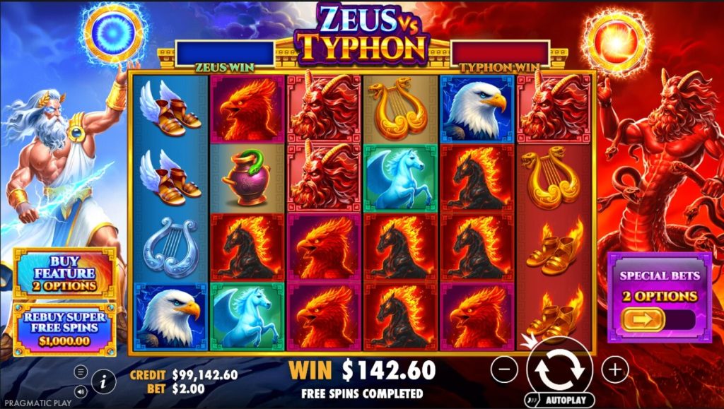 Zeus vs Typhon
